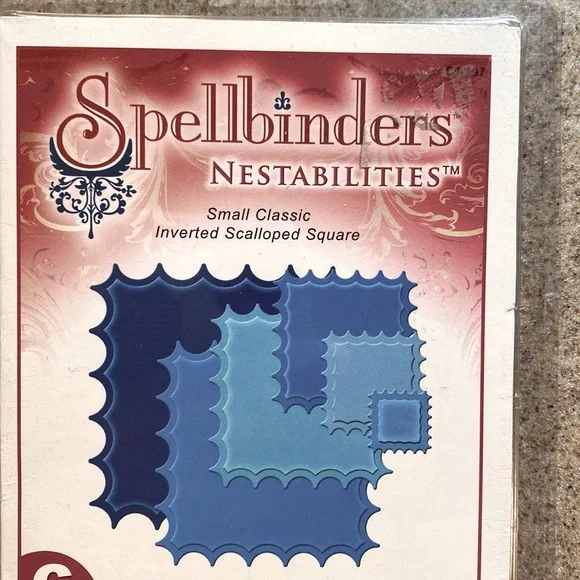 Spellbinders Nestabilities Small Classic Inverted Scalloped Square Cutting Dies - Picture 5 of 5